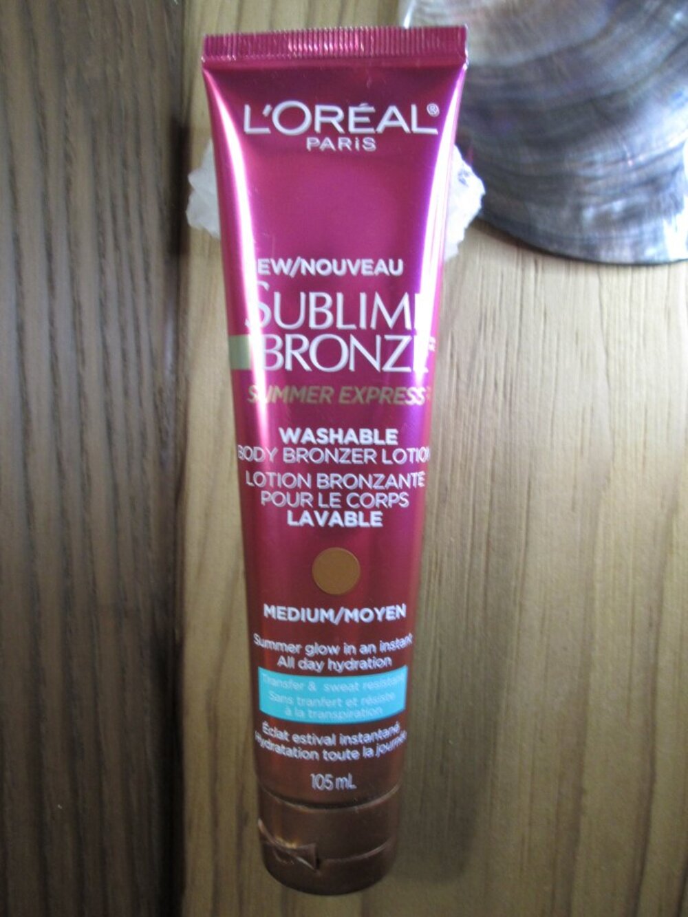 L'Oreal Sublime Bronze Washable Body Bronzer Lotion in Medium
